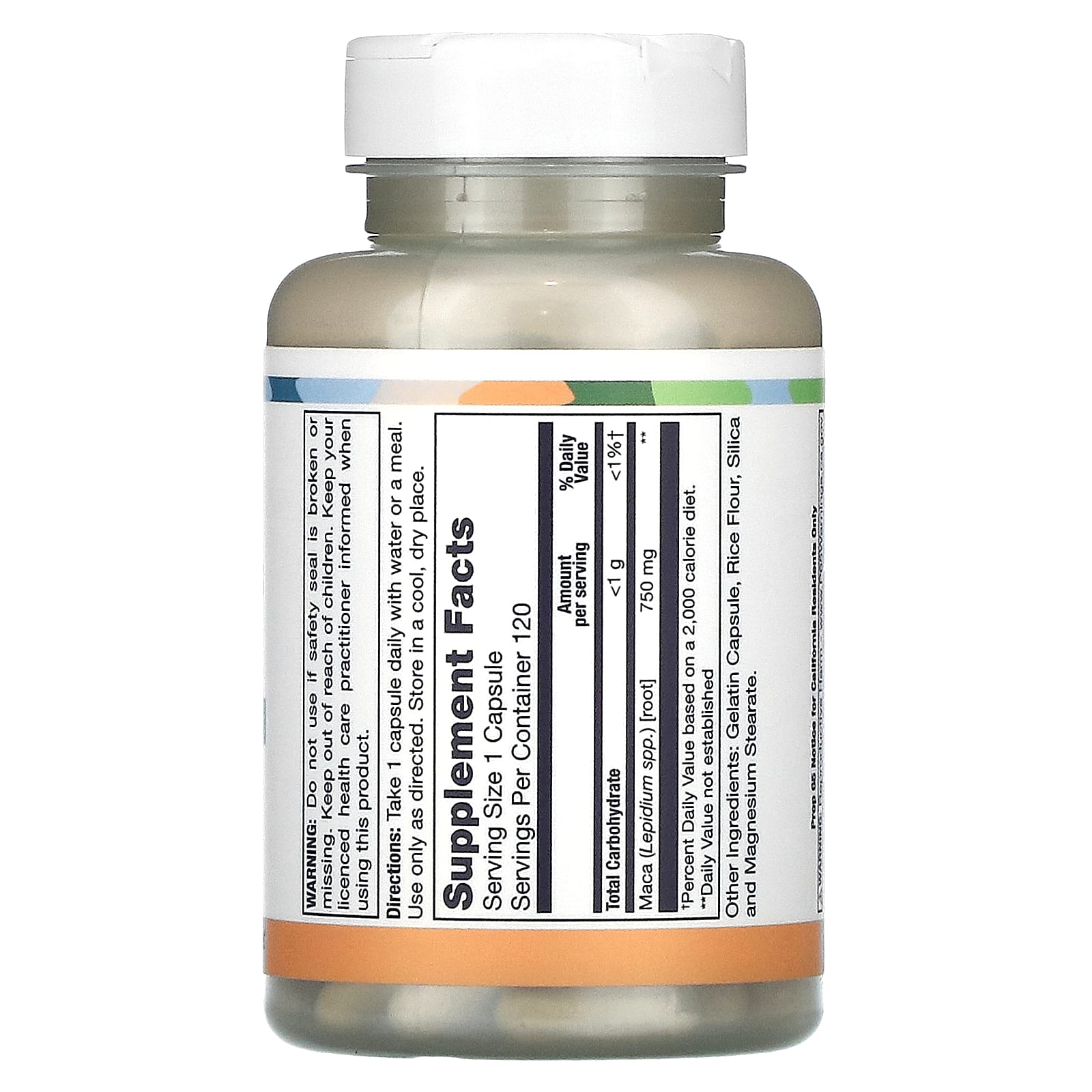 LifeTime Vitamins, Peruvian Maca, 750 mg, 120 Capsules - Image 2