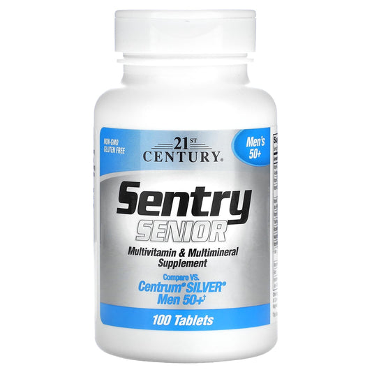 21st Century Men's Multivitamin Supplement, 50+, 100 Tablets - Image 1