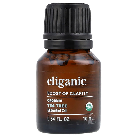 Cliganic Tea Tree Essential Oil for Skin & Mood Clarity 10ml - Image 1