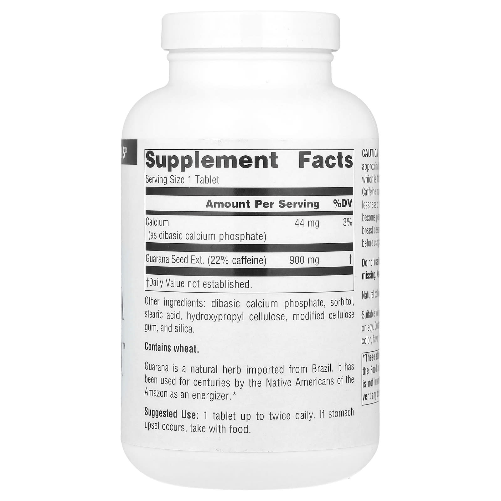 Source Naturals, Guarana Energizer™, 200 Tablets - Image 2