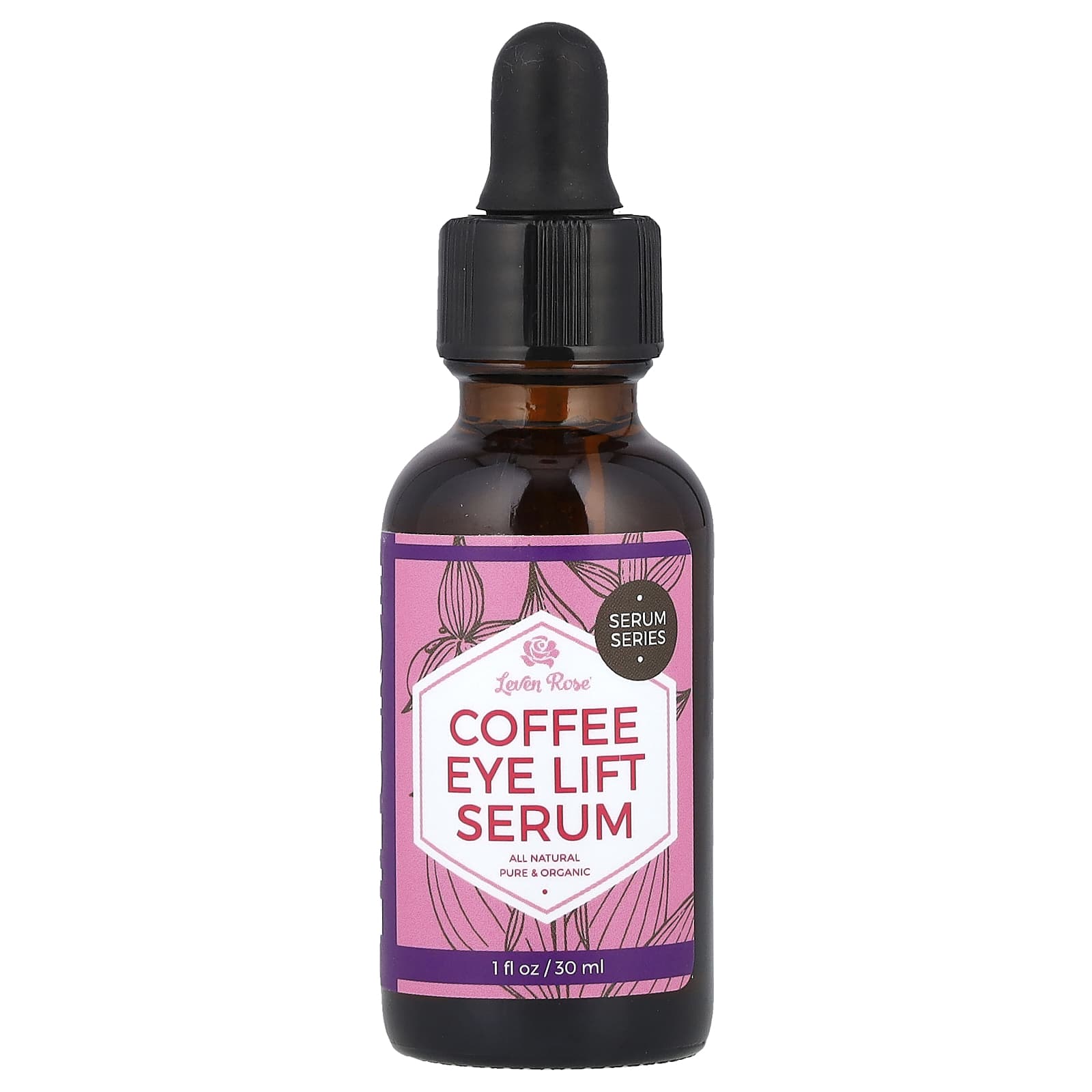 Leven Rose, Coffee Eye Lift Serum, 1 fl oz (30 ml) - Image 1