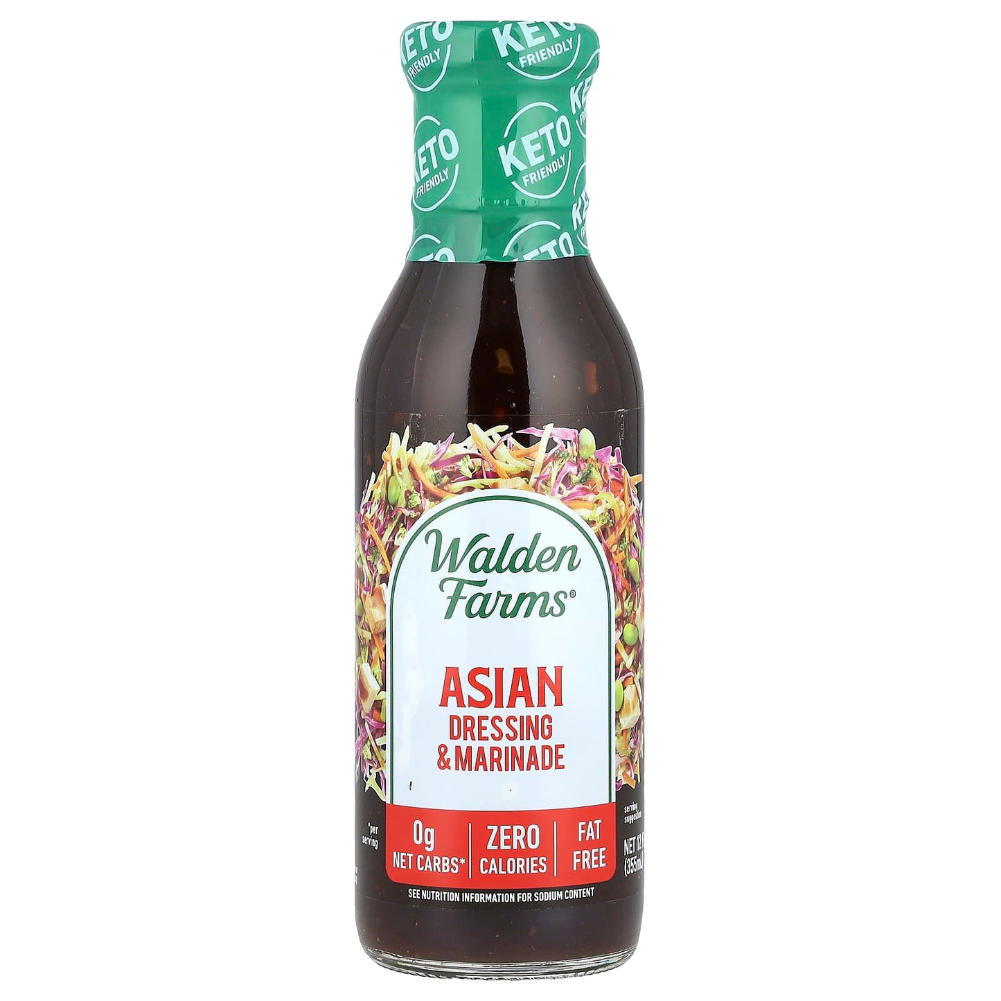 Walden Farms, Asian Dressing & Marinade, 12 fl oz (355 ml) - Image 1
