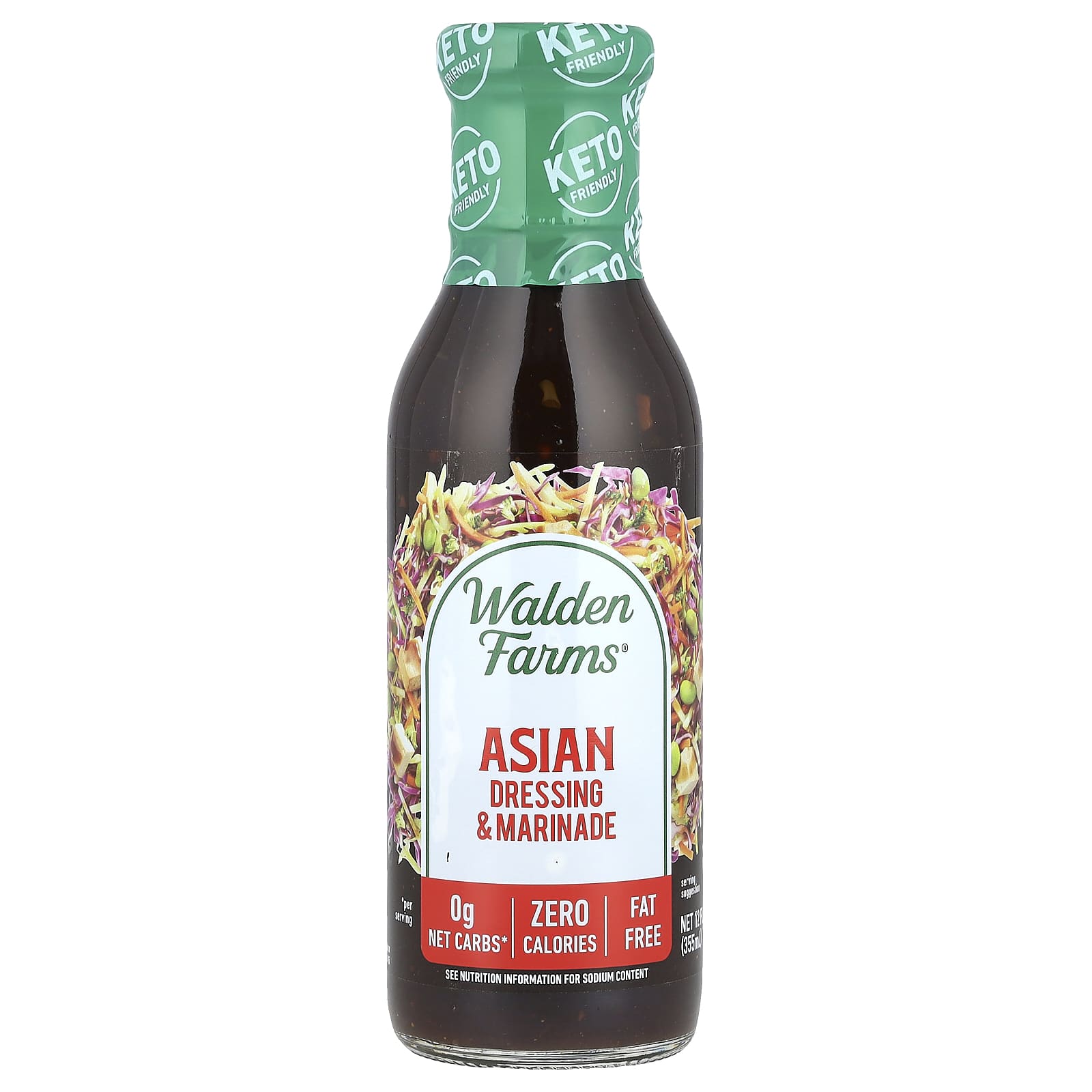 Walden Farms, Asian Dressing & Marinade, 12 fl oz (355 ml) - Image 1