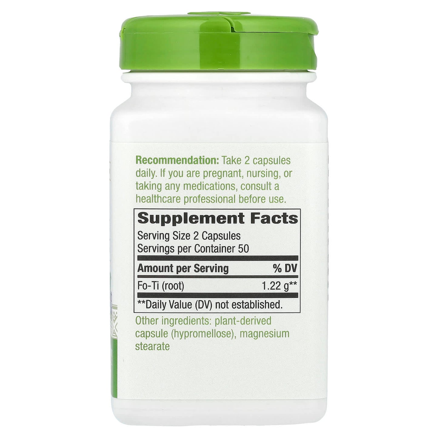 Nature's Way, Fo-Ti Root, 100 Vegan Capsules (610 mg per Capsule) - Image 2