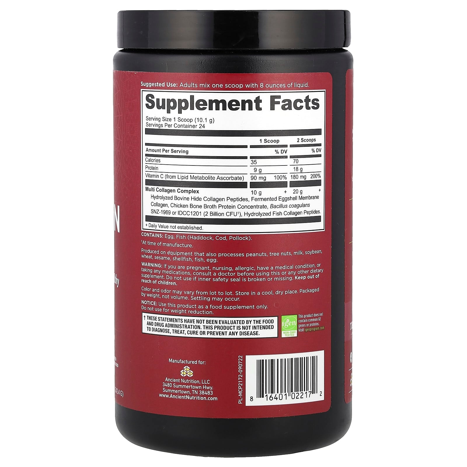Transform Your Health with Ancient Nutrition's Multi Collagen Protein Powder - Image 2