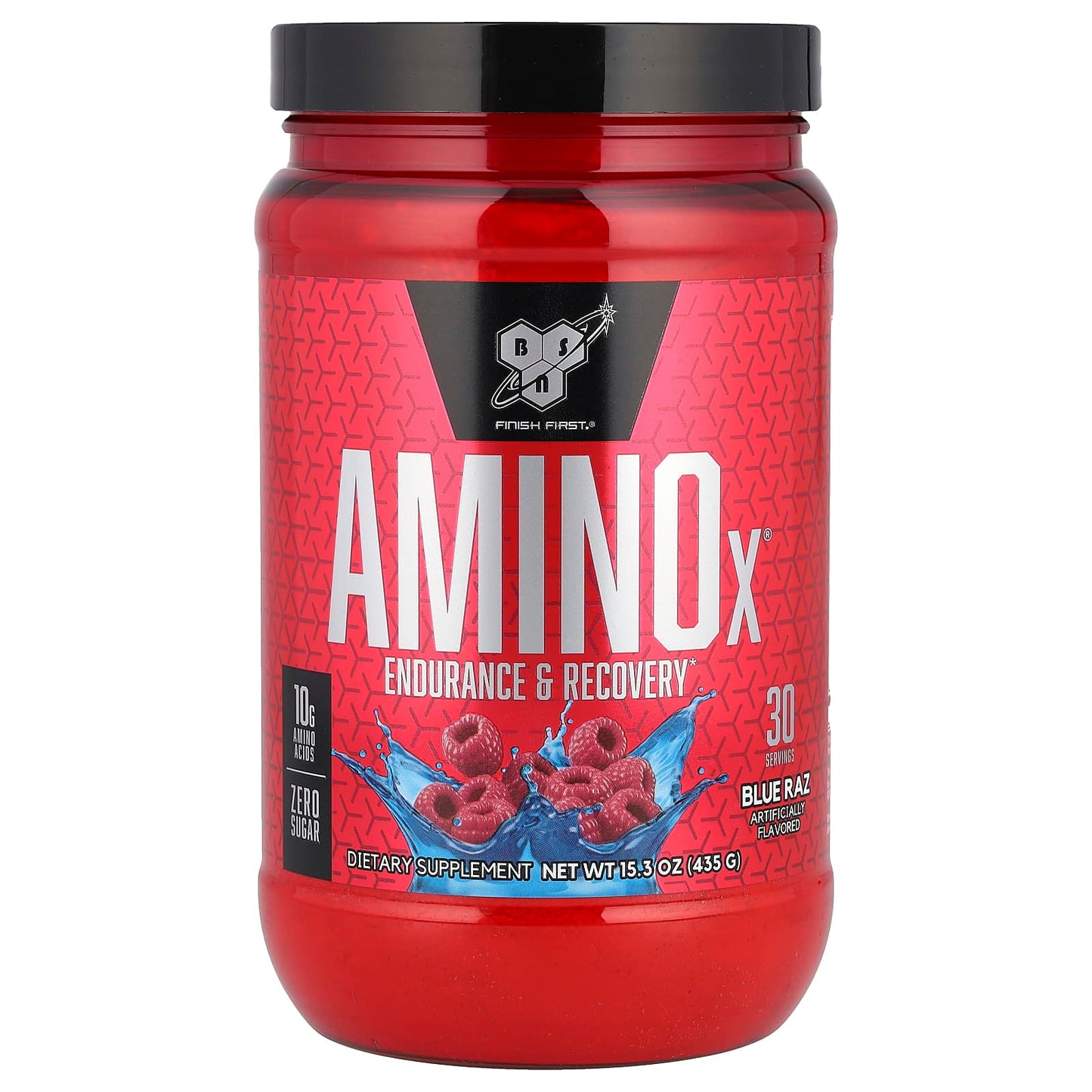 BSN AminoX Endurance & Recovery Blue Raz 15.3 oz (435g) - Image 1