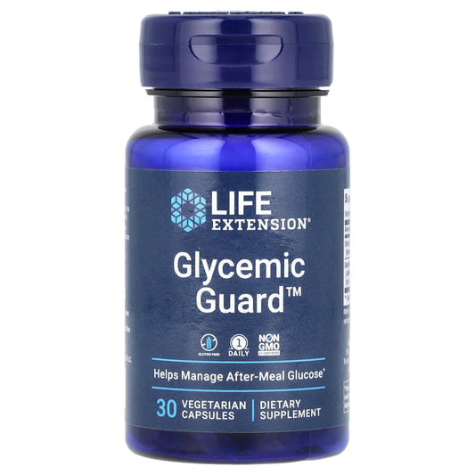 Life Extension, Glycemic Guard, 30 Vegetarian Capsules - Image 1