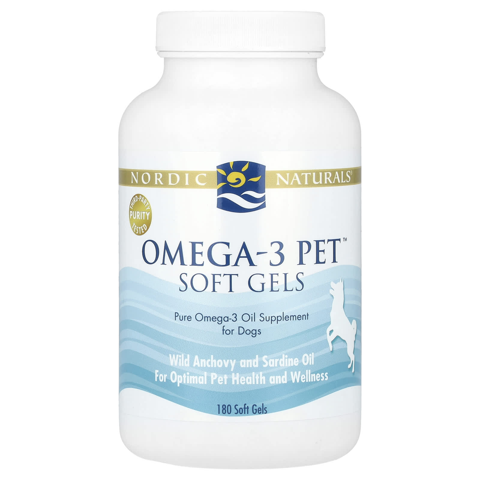 Nordic Naturals, Omega-3 Pet™, For Dogs, 180 Soft Gels - Image 1