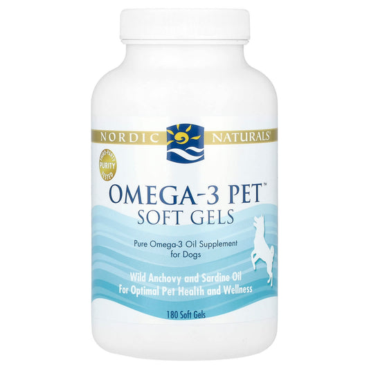 Nordic Naturals, Omega-3 Pet™, For Dogs, 180 Soft Gels - Image 1