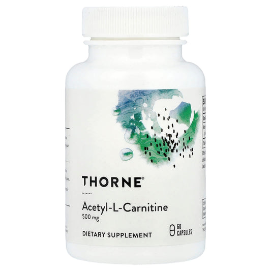 Thorne, Acetyl-L-Carnitine, 500 mg, 60 Capsules - Image 1