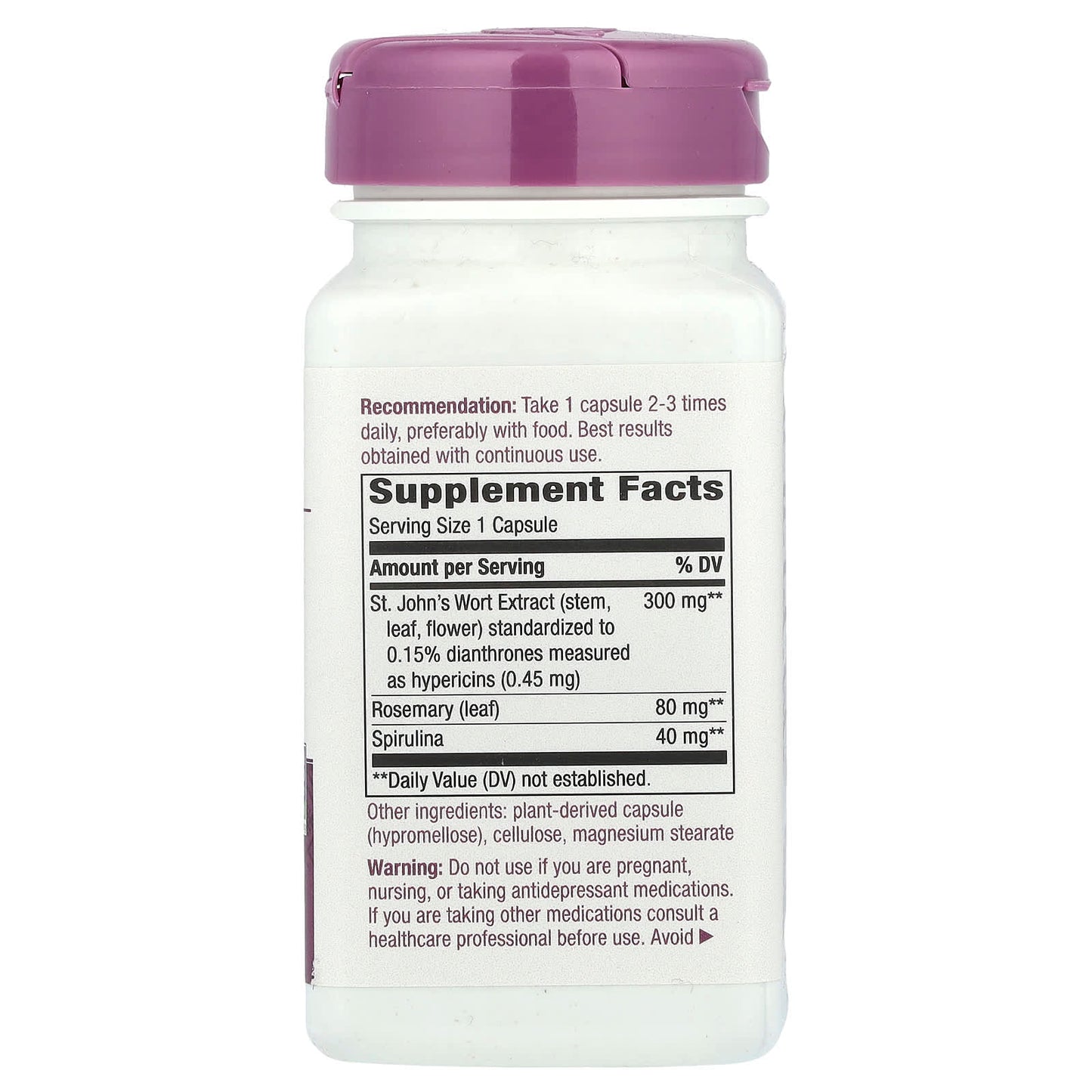 Nature's Way, St. John's Wort, 90 Vegan Capsules - Image 2