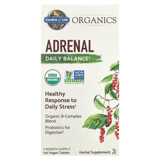Organic Stress Relief with Garden of Life Adrenal Daily Balance - Image 1