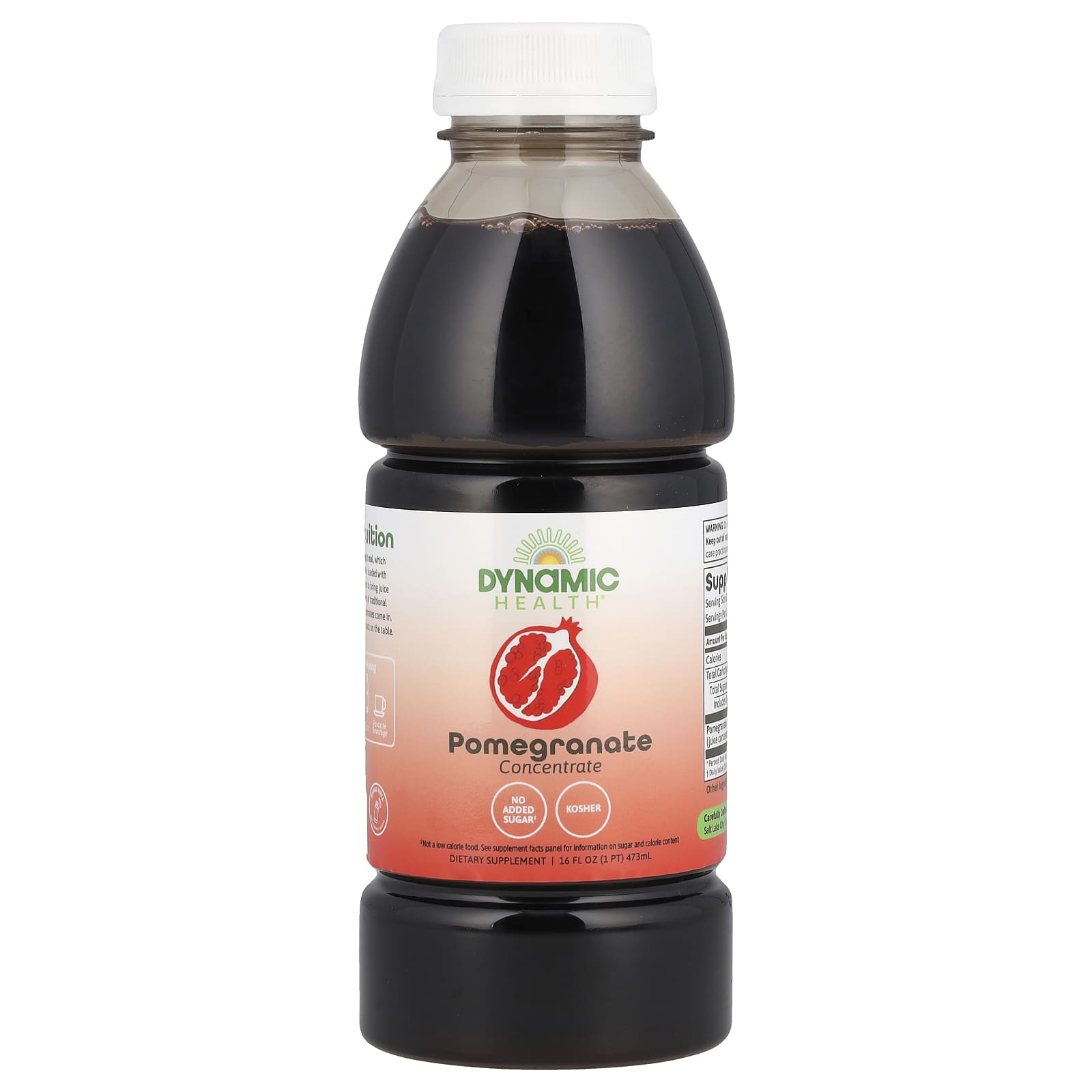 Dynamic Health Pomegranate Concentrate, 16 fl oz - Natural Juice Alternative - Image 1