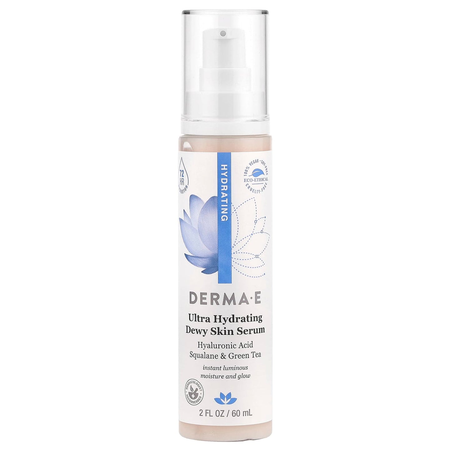 Derma E Ultra Hydrating Dewy Skin Serum, 2 fl oz (60 ml) - Image 1