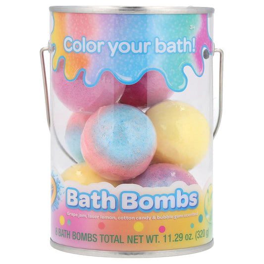 Crayola Colorful Bath Bombs - 8 PCs - Fun Scented for Kids - Image 1