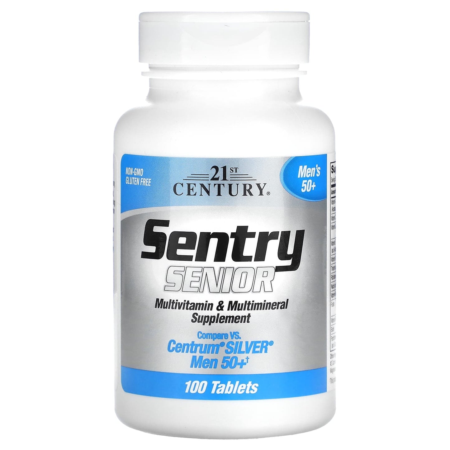 21st Century Men's Multivitamin Supplement, 50+, 100 Tablets - Image 1