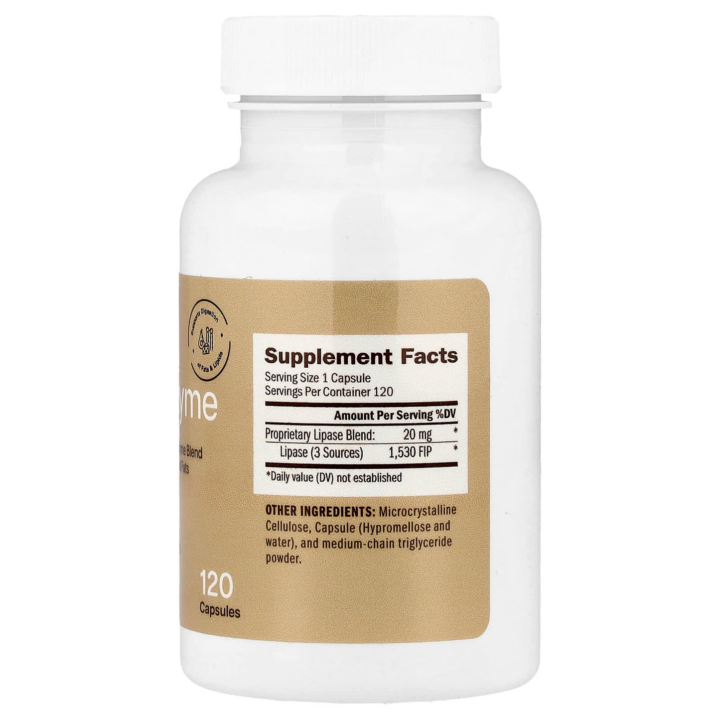 Houston Enzymes Lypazyme 120 Capsules for Digestive Support - Image 2