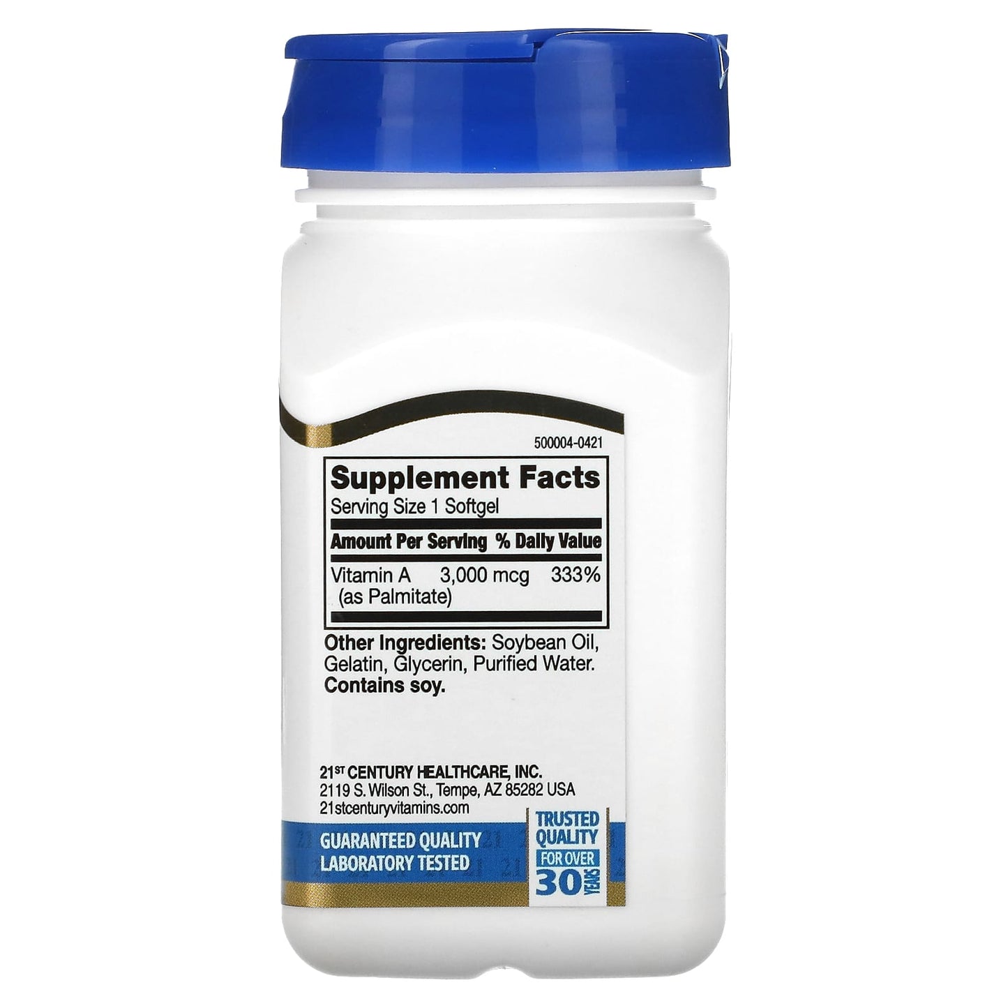 Vitamin A Supplement for Eye Health - 21st Century - 3000 mcg (10000 IU) - Image 2