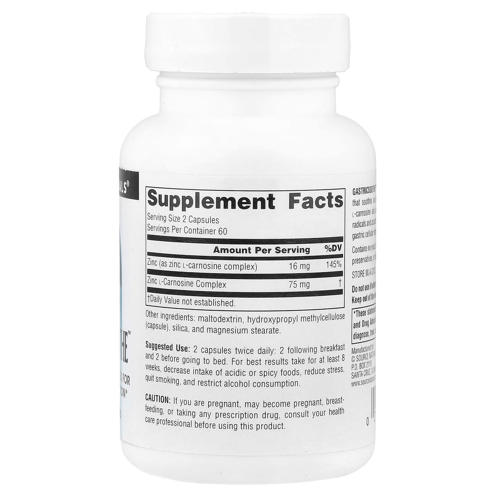 Source Naturals, GastricSoothe™, 120 Capsules - Image 2