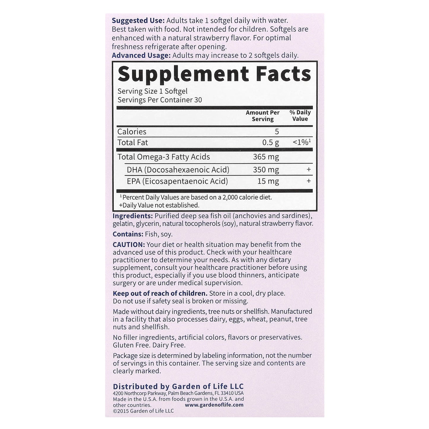 Prenatal DHA Supplement for Pregnant & Lactating Women by Garden of Life - Image 2