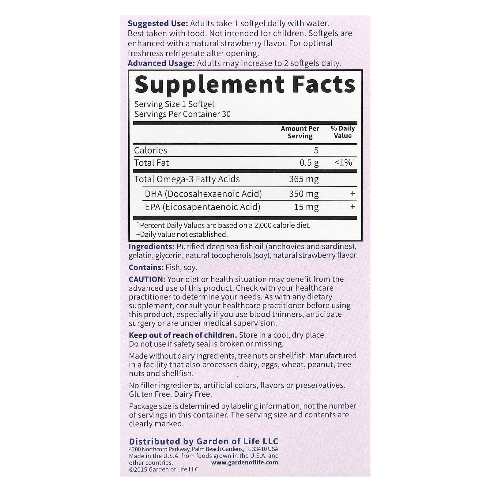 Prenatal DHA Supplement for Pregnant & Lactating Women by Garden of Life - Image 2