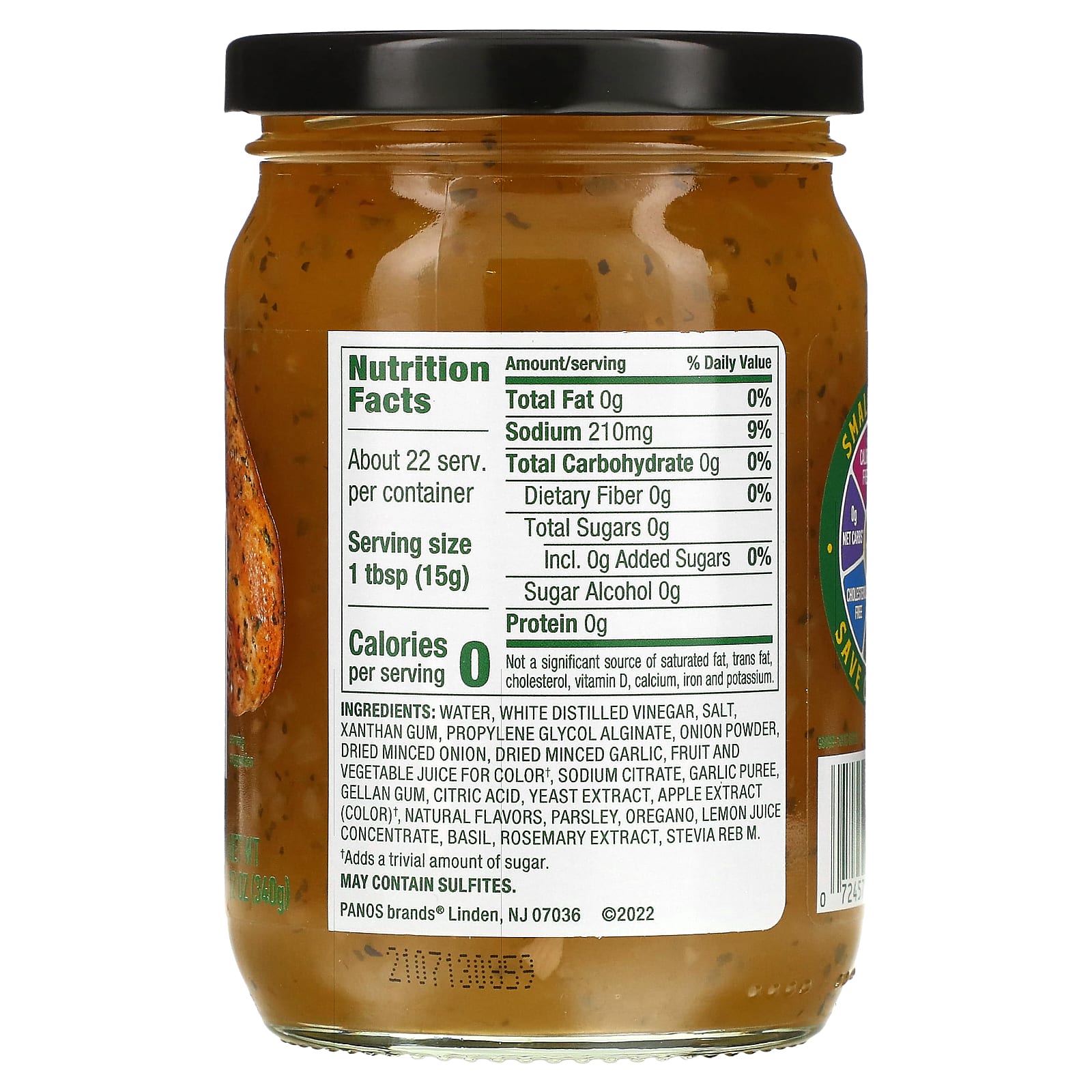 Walden Farms, Garlic Herb Sauce & Marinade, 12 oz (340 g) - Image 2