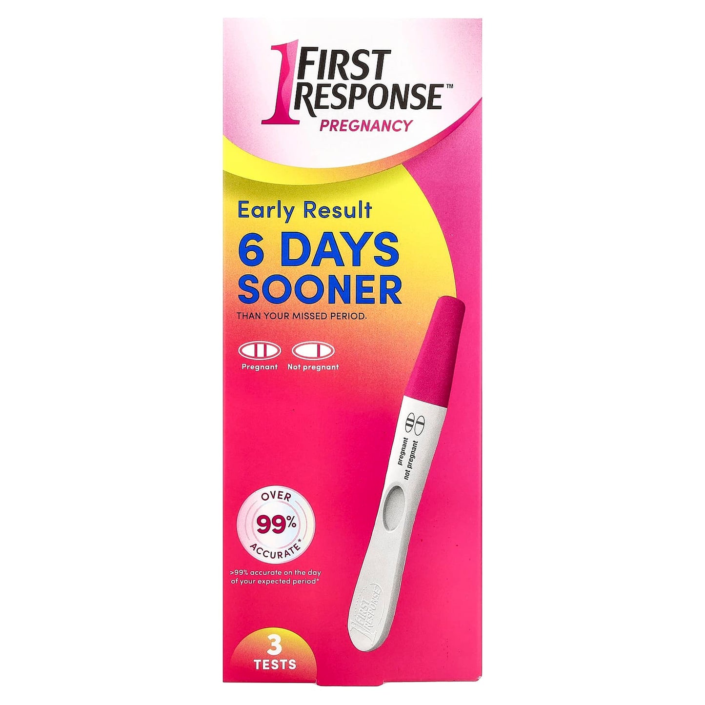 Early Result Pregnancy Test, 3-Count by First Response - 99% Accurate - Image 1