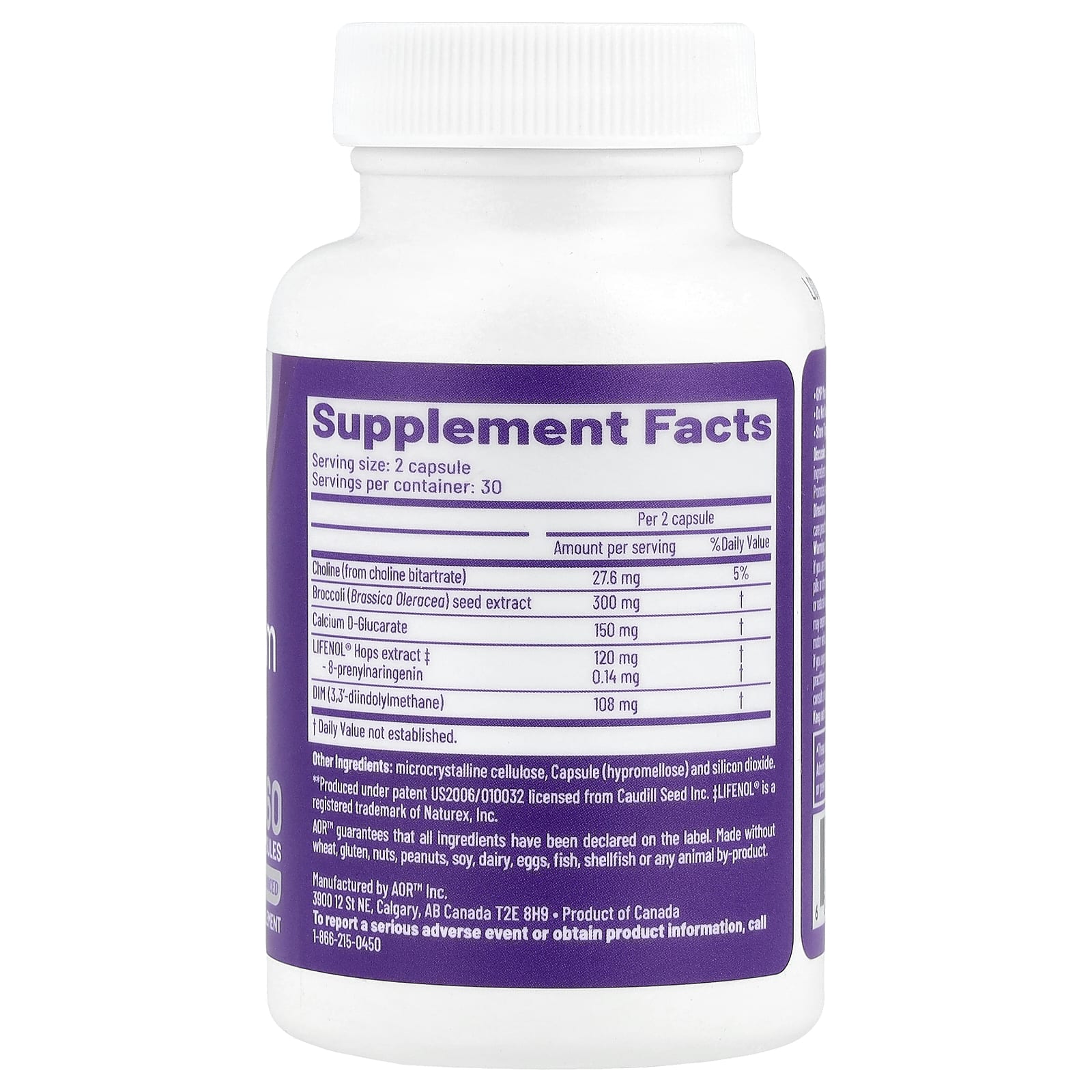 AOR Estro Freedom, 60 Capsules for Healthy Estrogen Balance - Image 2