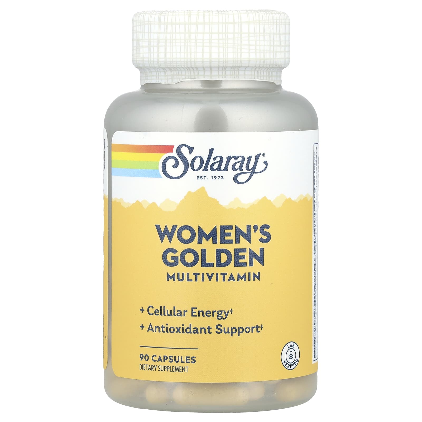 Solaray, Women's Golden Multivitamin, 90 Capsules - Image 1