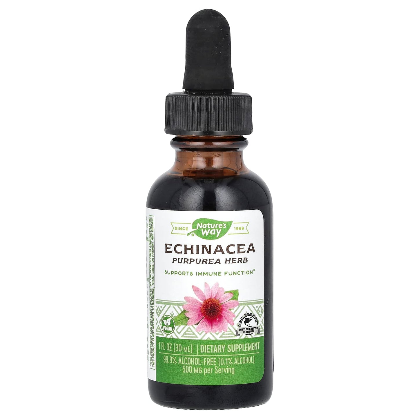 Nature's Way, Echinacea, 500 mg, 1 fl oz (30 ml) - Image 1