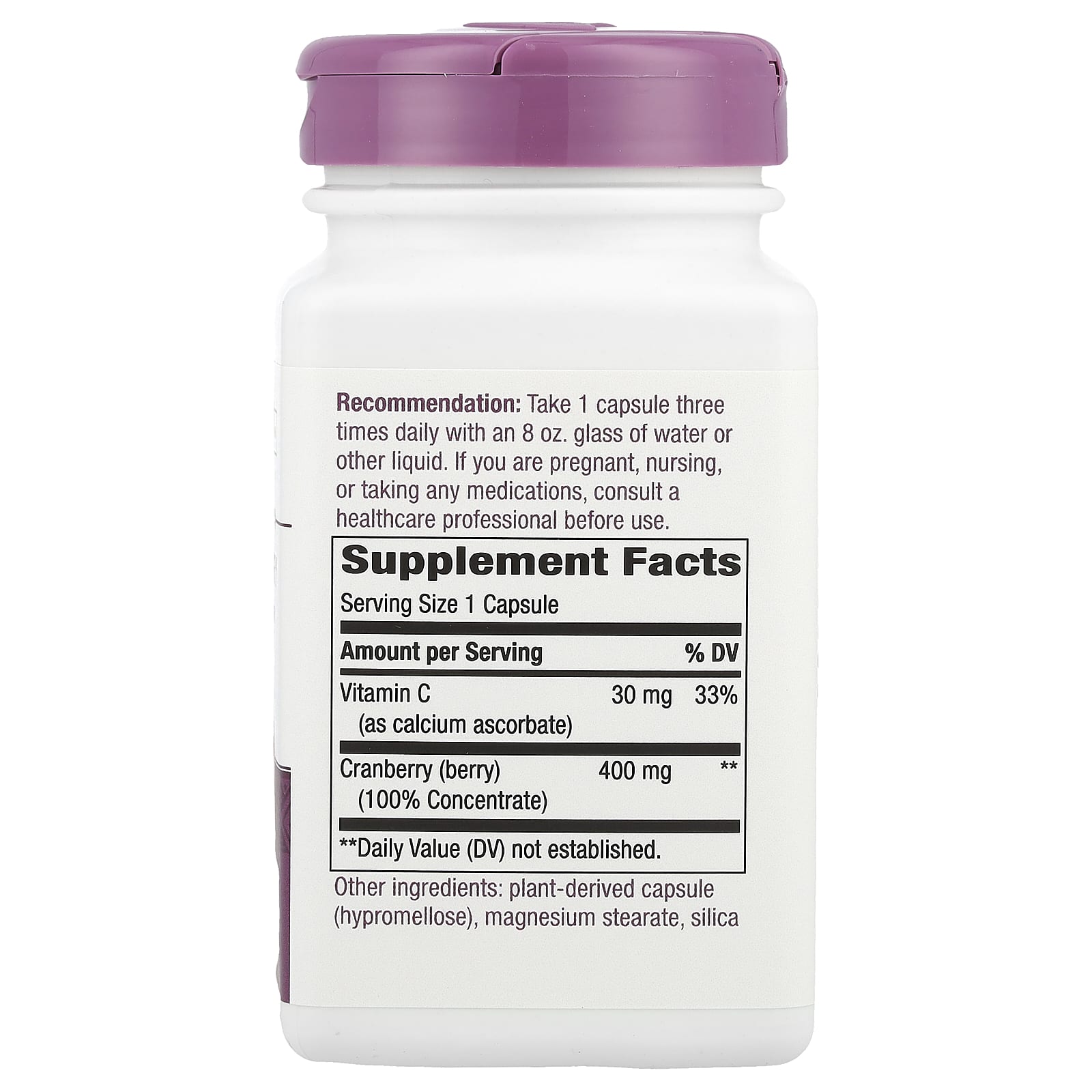 Nature's Way, Premium Blend, Cranberry, 400 mg, 120 Vegan Capsules - Image 2