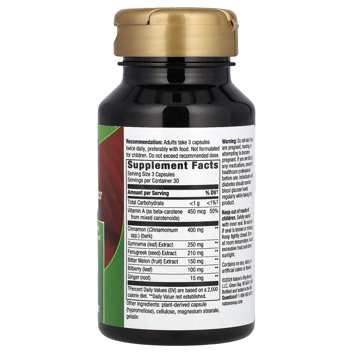 Nature's Way, Blood Sugar Support, 90 Capsules - Image 2