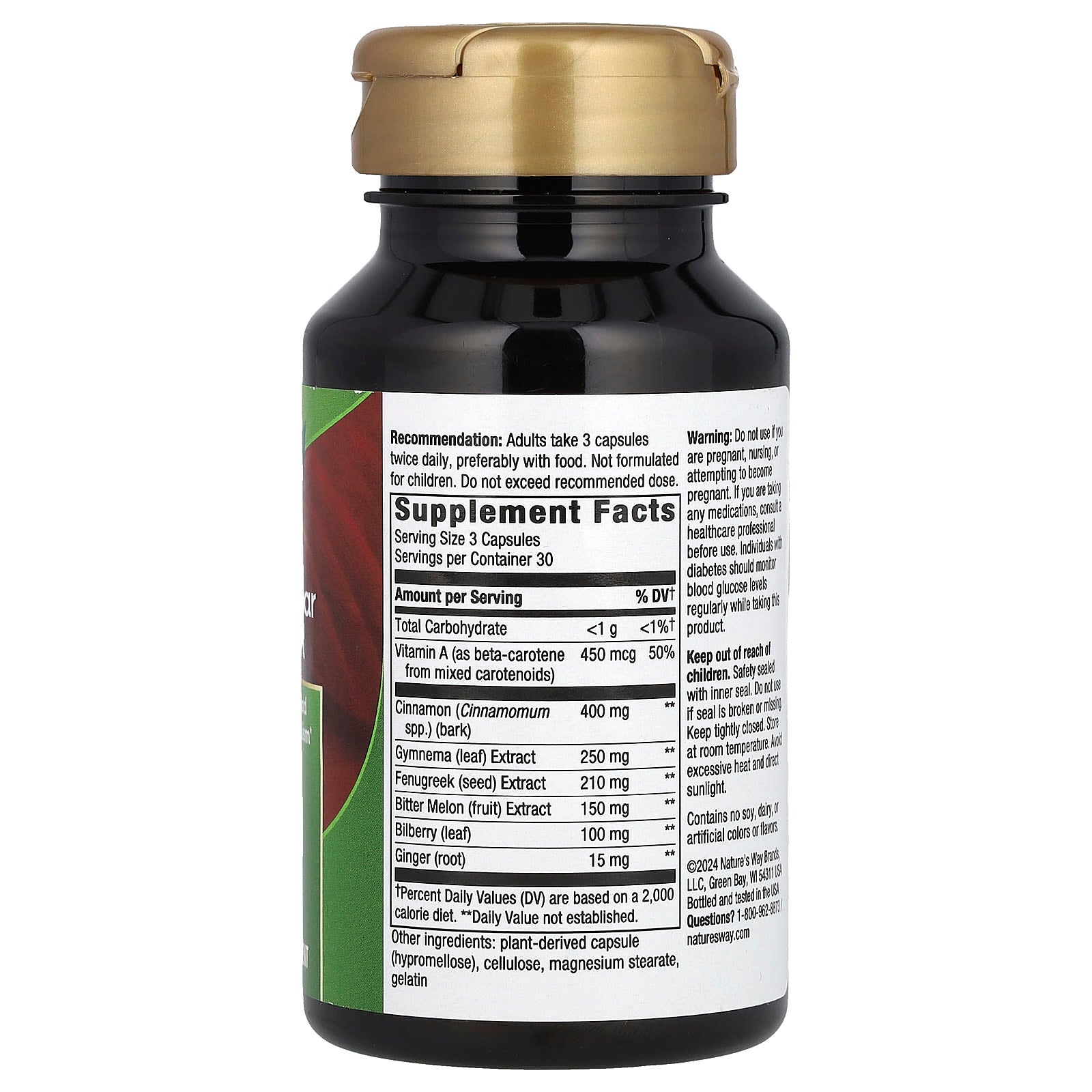 Nature's Way, Blood Sugar Support, 90 Capsules - Image 2