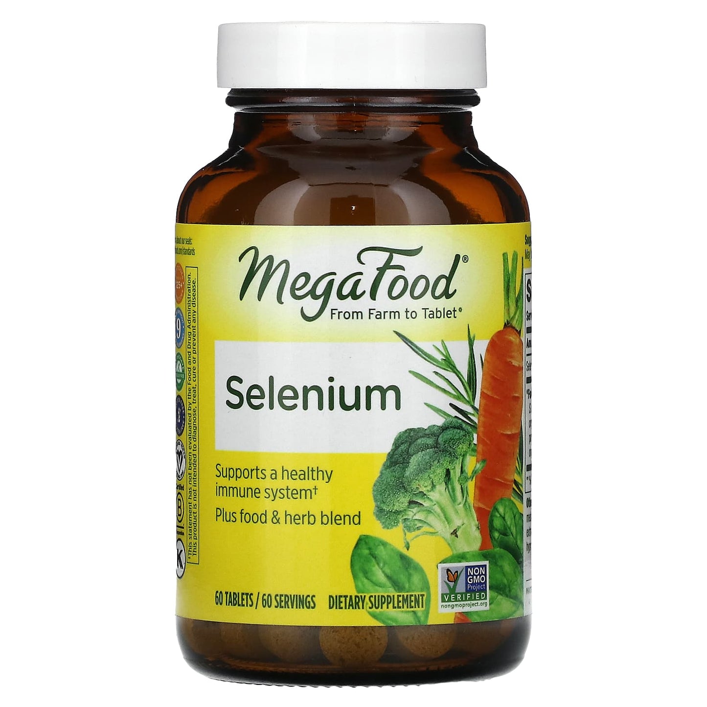 MegaFood, Selenium, 60 Tablets - Image 1
