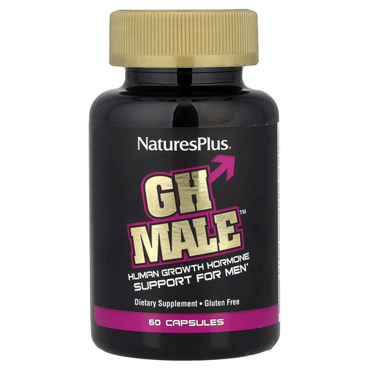 NaturesPlus, GH Male™, 60 Vegetarian Capsules - Image 1