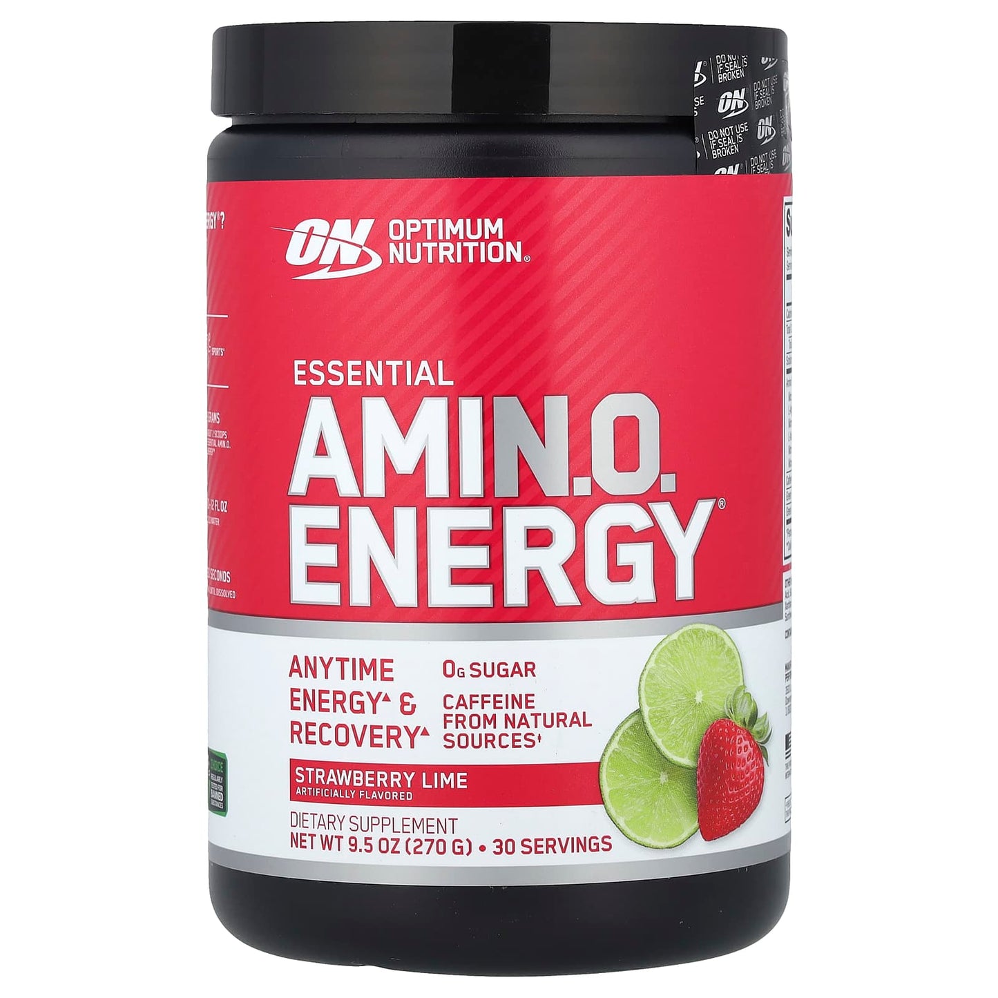 Optimum Nutrition, Essential Amin.O. Energy®, Strawberry Lime, 9.5 oz (270 g) - Image 1