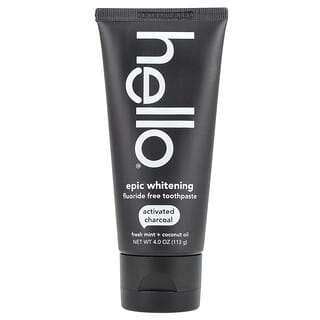 Epic Whitening Toothpaste, Activated Charcoal & Coconut Oil, 4 oz