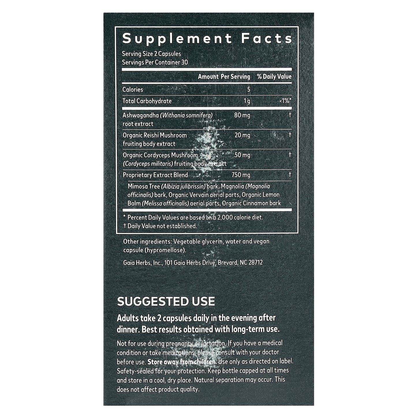 Adrenal Health Nightly Restore, Gaia Herbs - Stress Support & Balance - Image 2