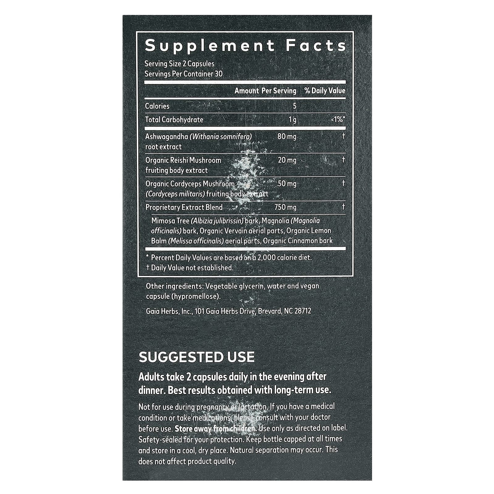 Adrenal Health Nightly Restore, Gaia Herbs - Stress Support & Balance - Image 2