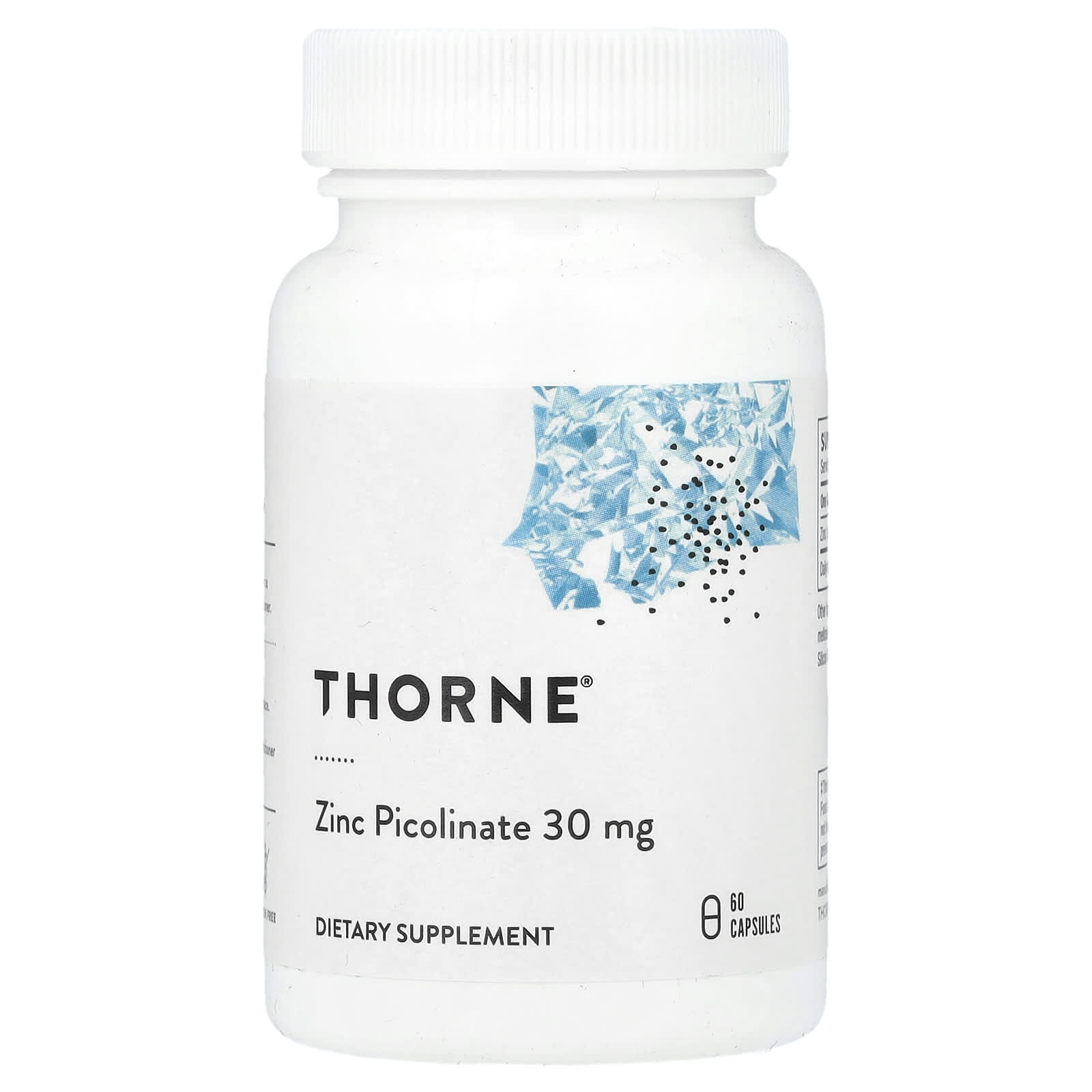 Thorne, Zinc Picolinate, 30 mg, 60 Capsules - Image 1