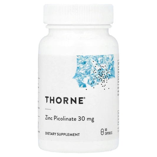 Thorne, Zinc Picolinate, 30 mg, 60 Capsules - Image 1
