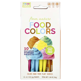 ColorKitchen, Food Colors From Nature, Multi-Color, 10 Color Packets, 0.11 oz (3