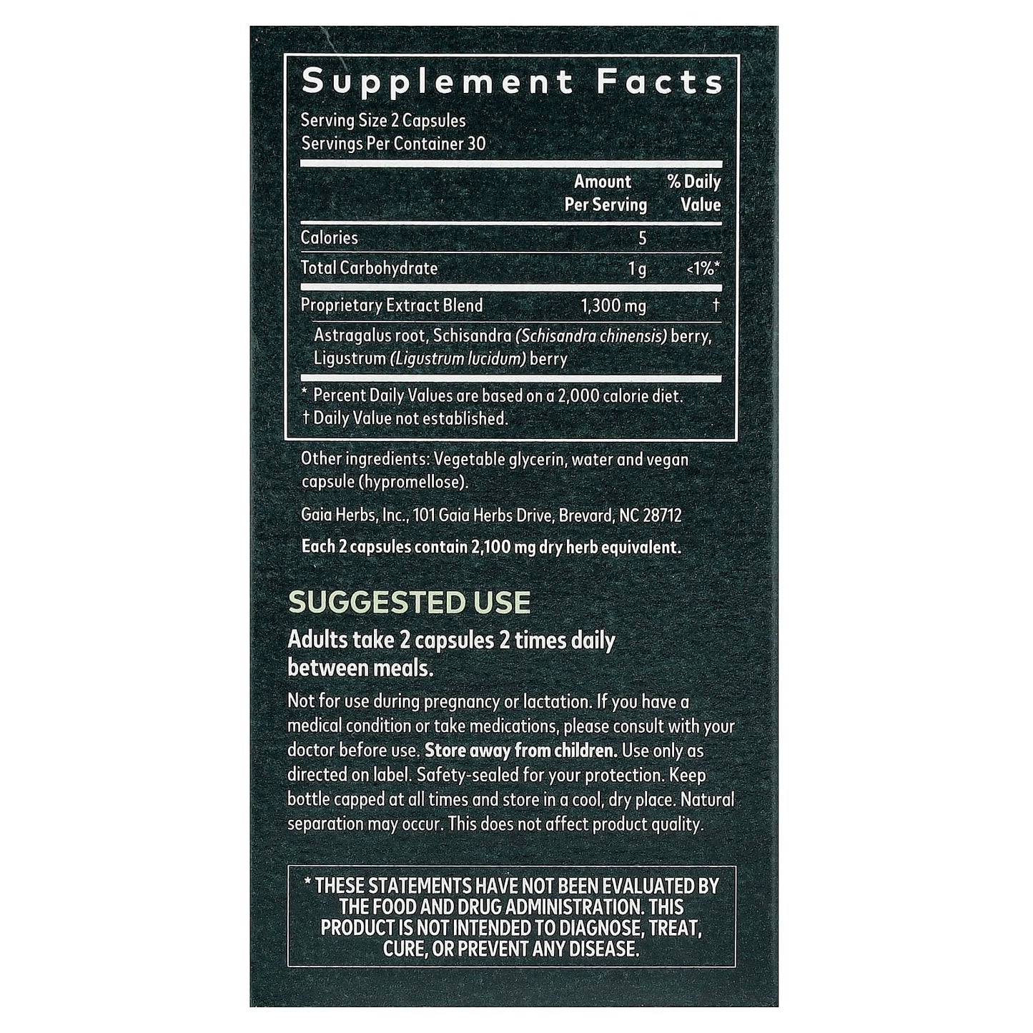 Gaia Herbs Astragalus Supreme 60 Vegan Phyto-Caps for Immune Support - Image 2