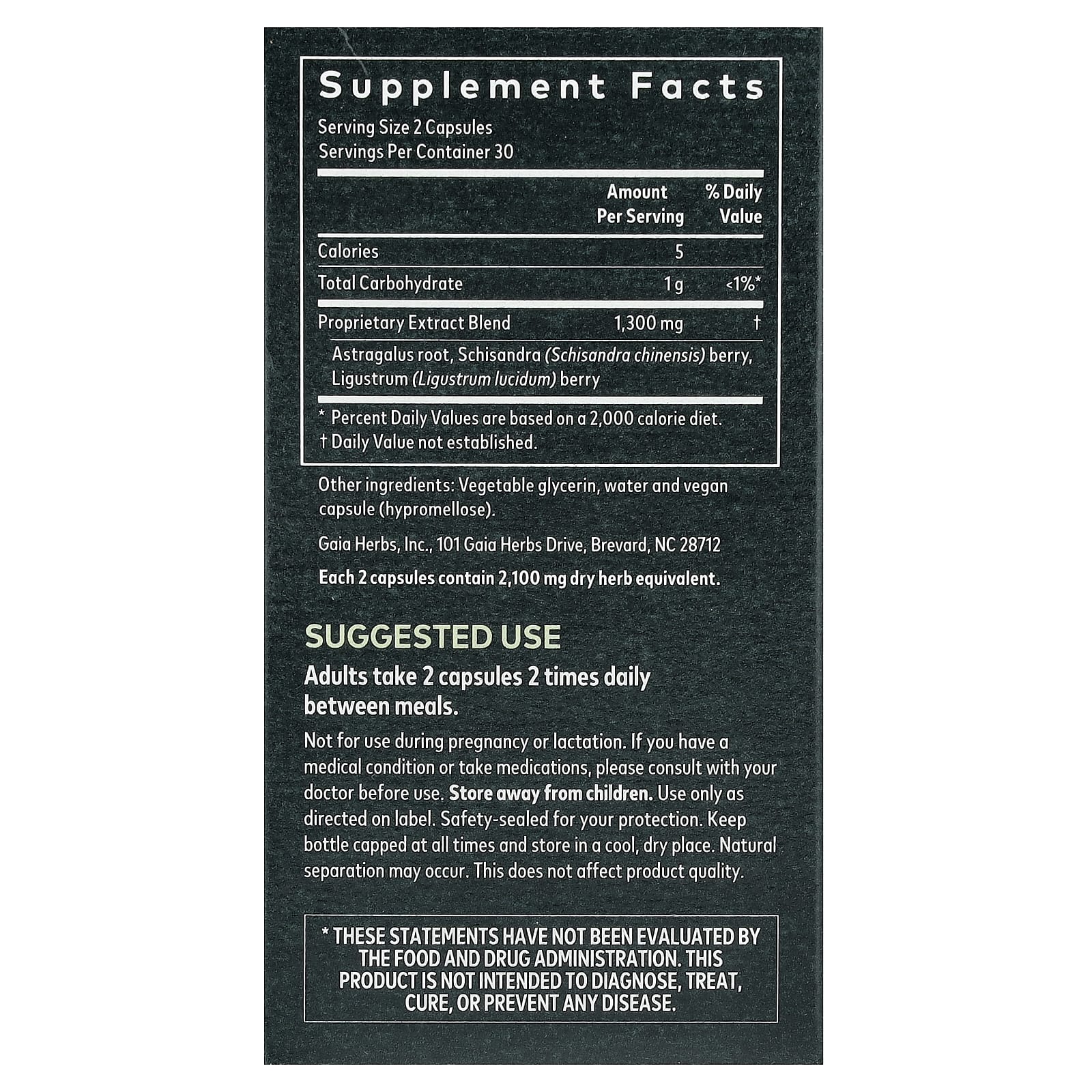 Gaia Herbs Astragalus Supreme 60 Vegan Phyto-Caps for Immune Support - Image 2