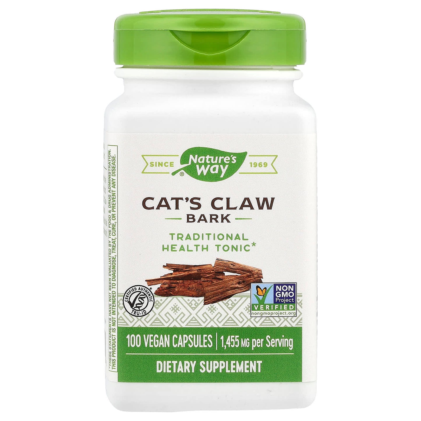 Nature's Way, Cat's Claw Bark, 100 Vegan Capsules (485 mg per Capsule) - Image 1