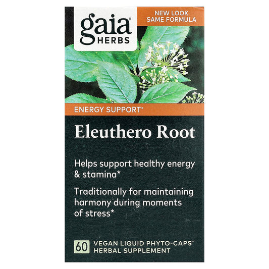 Gaia Herbs Eleuthero Root Energy Support Supplement - Image 1