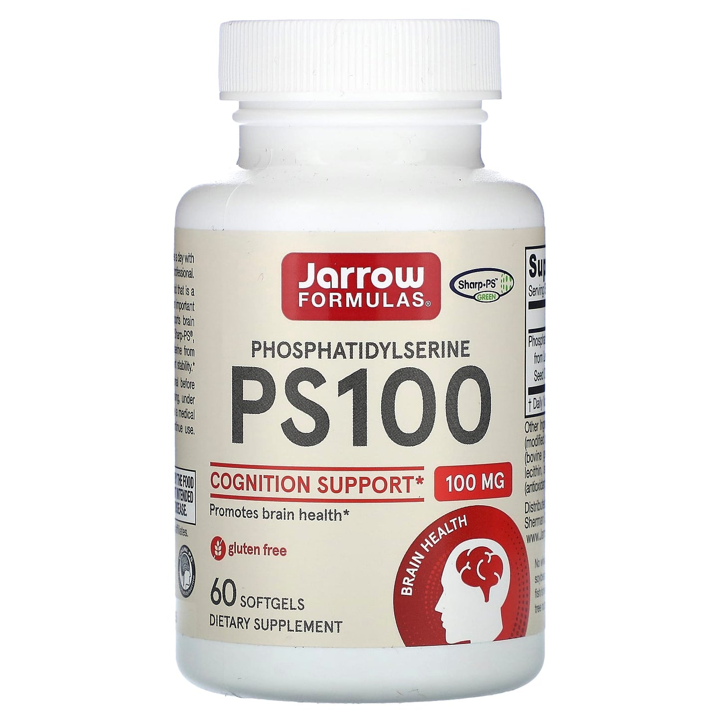 Phosphatidylserine Brain Health Supplement by Jarrow Formulas - Image 1