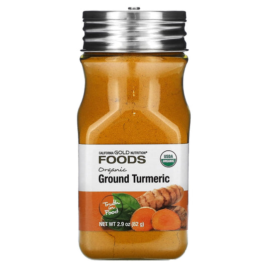 Organic Turmeric Ground by California Gold Nutrition, 2.9 oz - Image 1