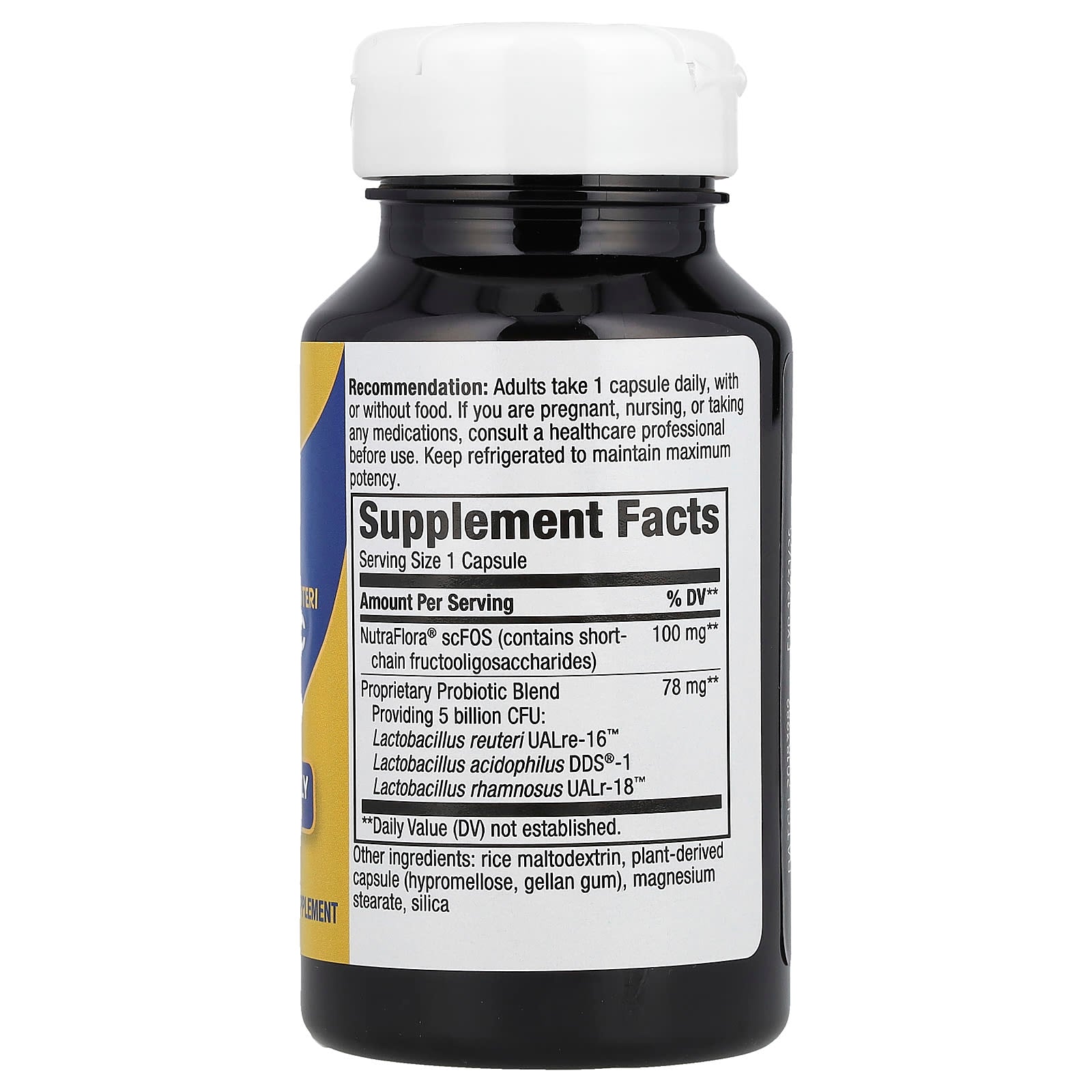 Nature's Way, Primadophilus® Reuteri Probiotic, 5 Billion CFU, 90 Capsules - Image 2