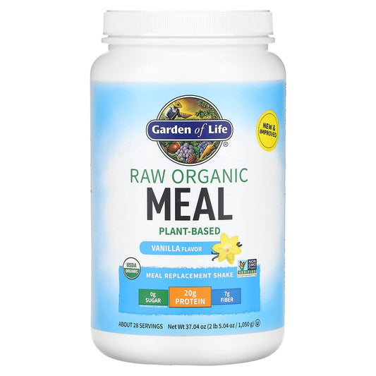 Garden of Life RAW Organic Meal Shake - Vanilla, Meal Replacement - Image 1